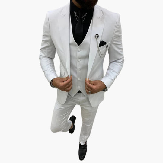Ensemble de costume slim fit - Costume 3 pièces pour homme pour une tenue de soirée