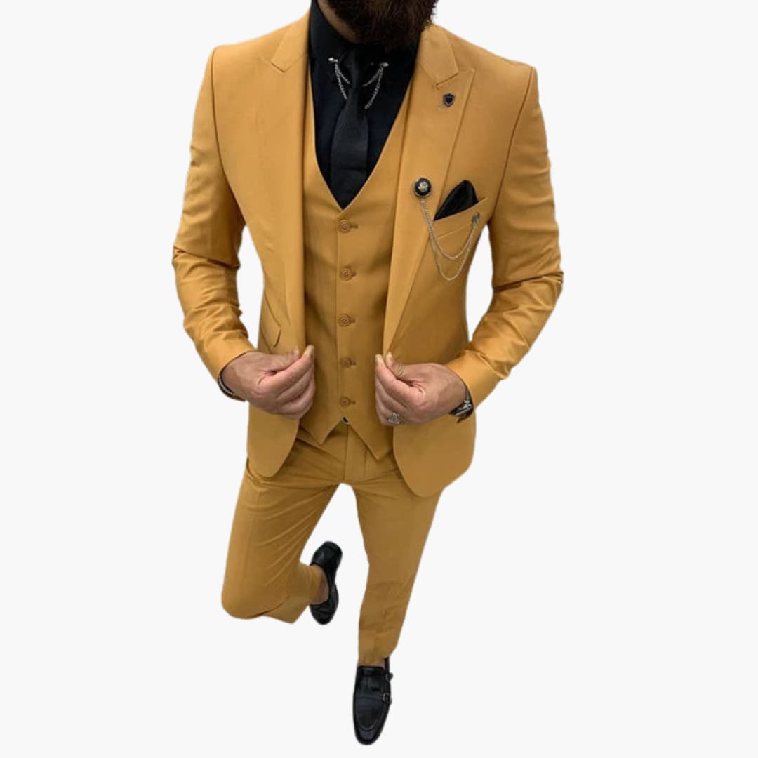 Ensemble de costume slim fit - Costume 3 pièces pour homme pour une tenue de soirée