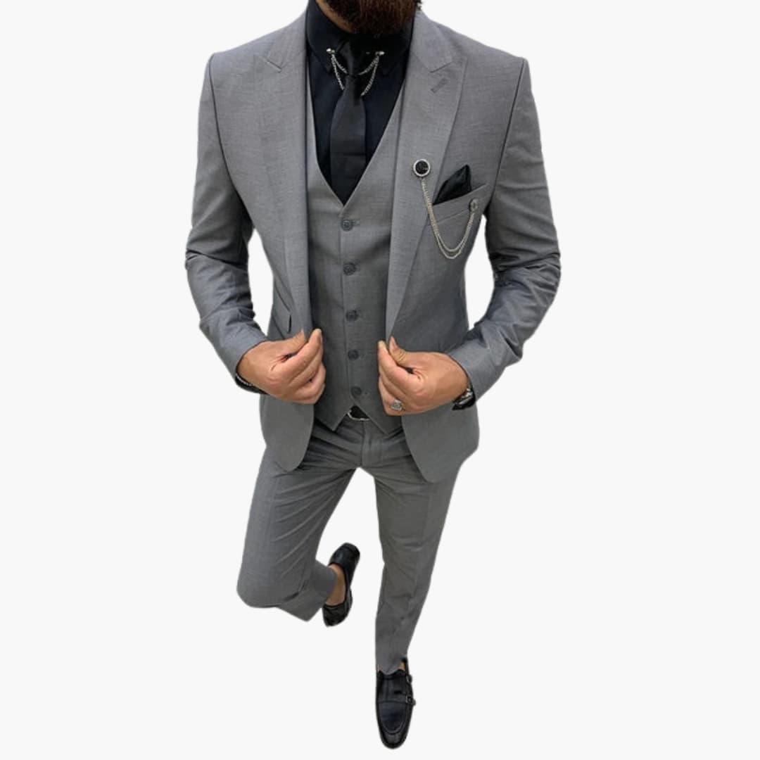 Ensemble de costume slim fit - Costume 3 pièces pour homme pour une tenue de soirée