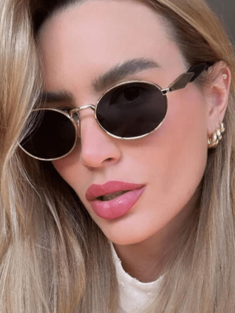 SOLEYA | LUNETTES DE SOLEIL NOIR ET OR