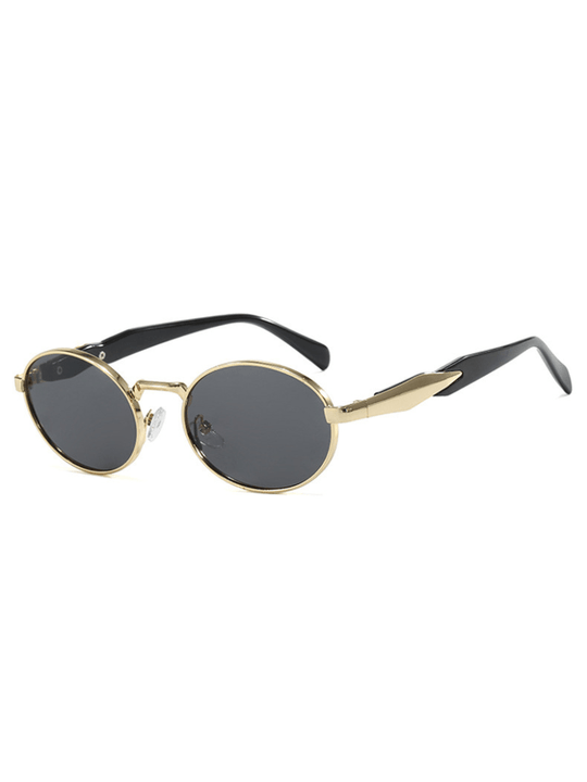 SOLEYA | LUNETTES DE SOLEIL NOIR ET OR