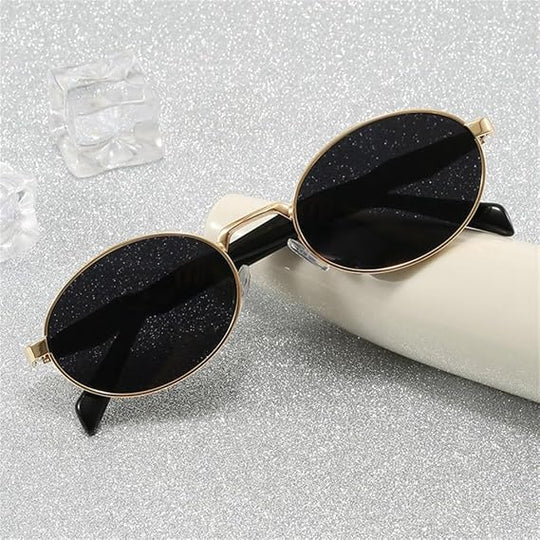 SOLEYA | LUNETTES DE SOLEIL NOIR ET OR