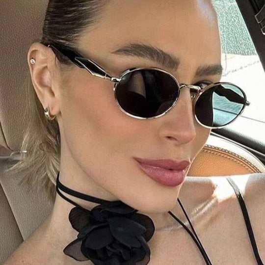 SOLEYA | LUNETTES DE SOLEIL NOIR ET OR