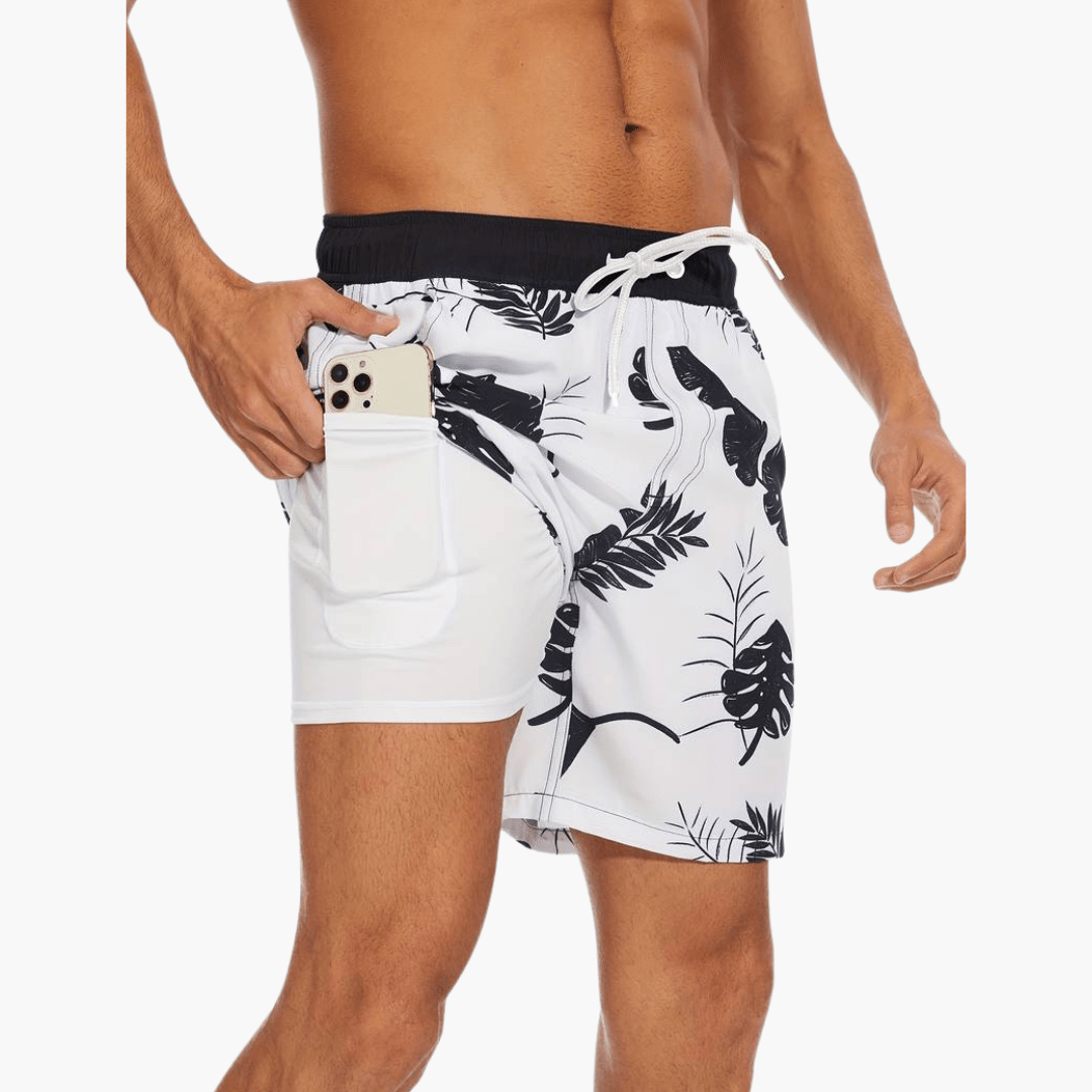 Short d'été avec cordon de serrage - mode homme pour les journées chaudes 