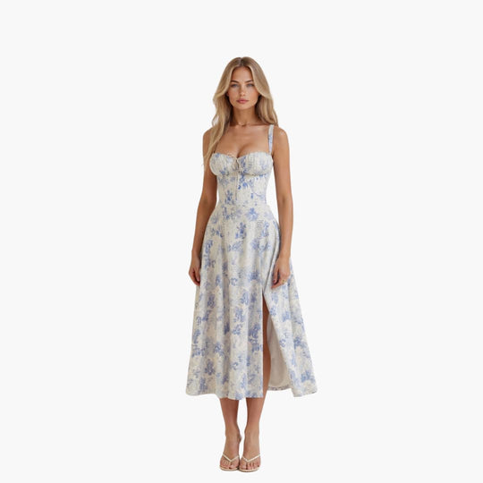 Stella | Robe taille haute qui épouse délicatement le ventre
