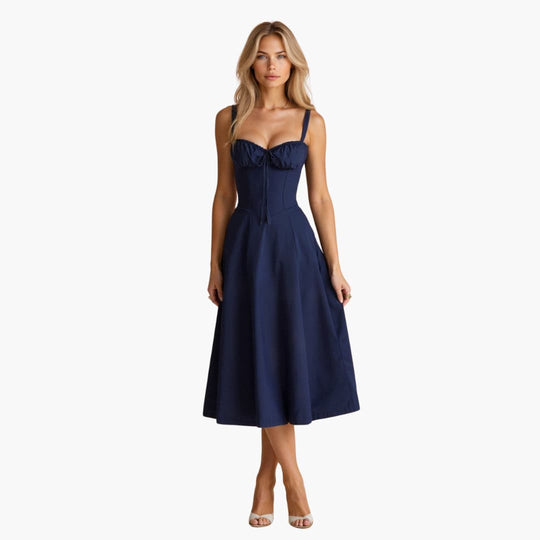 Stella | Robe taille haute qui épouse délicatement le ventre