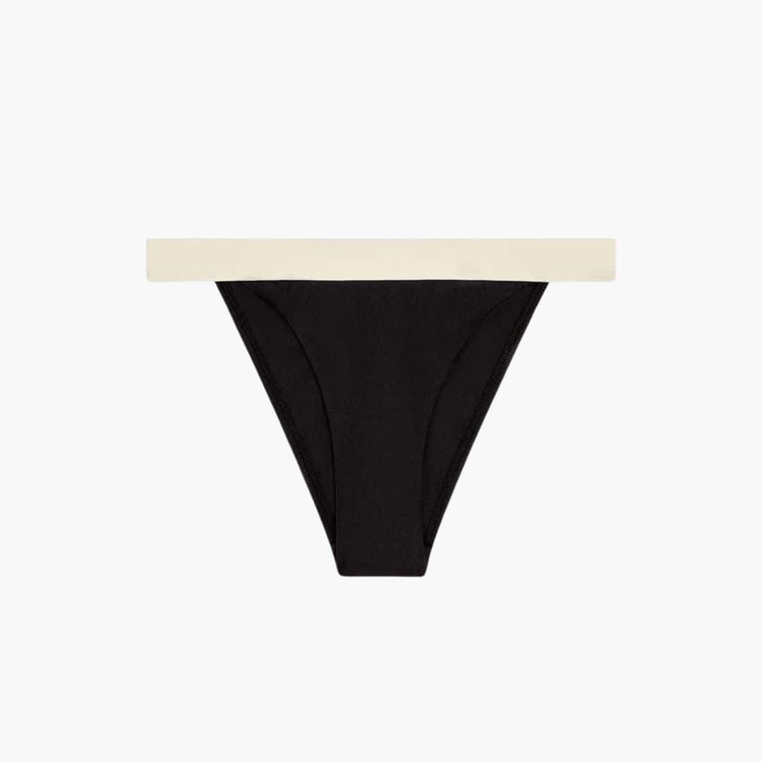 Bikini femme avec maintien et design colorblock – sportif et tendance