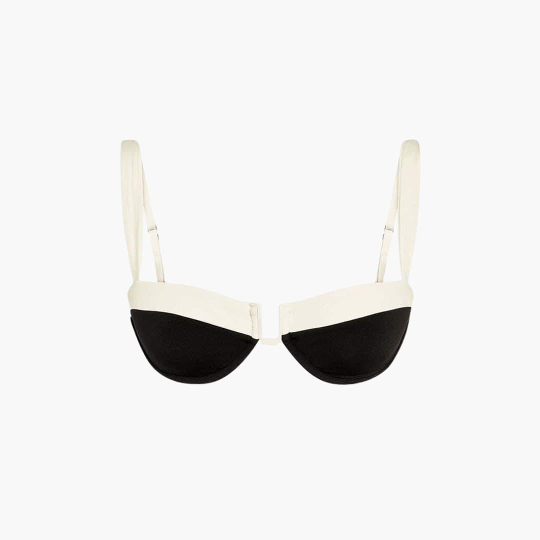 Bikini femme avec maintien et design colorblock – sportif et tendance