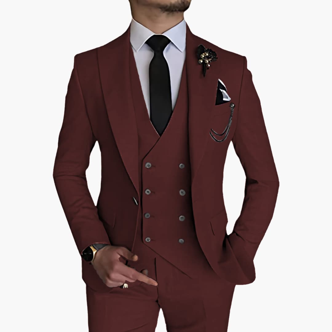 Costume slim fit élégant - look moderne pour homme pour les mariages