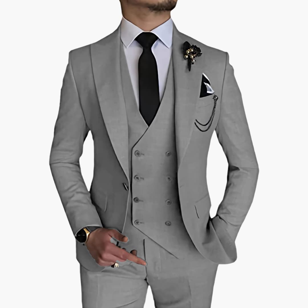 Costume slim fit élégant - look moderne pour homme pour les mariages