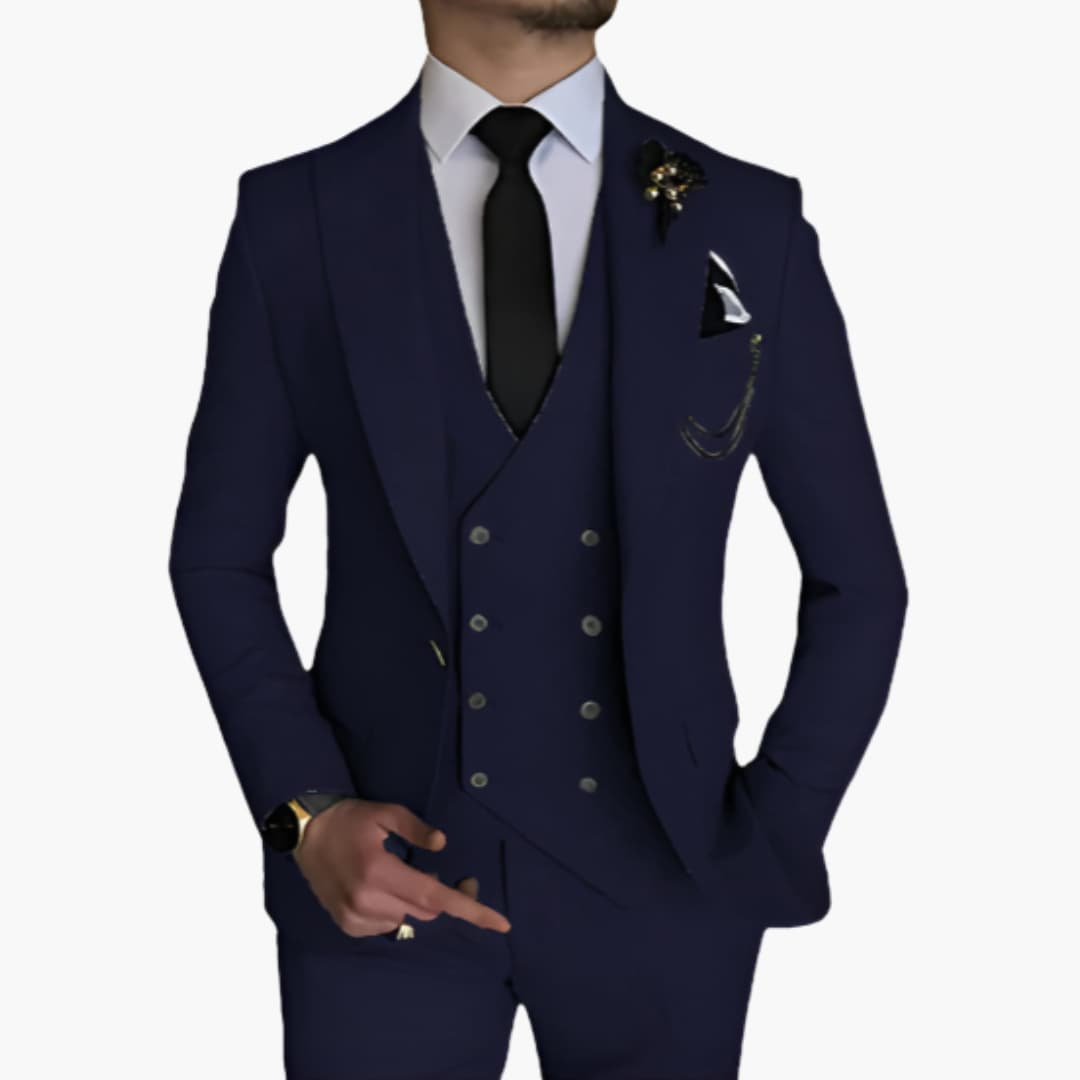Costume slim fit élégant - look moderne pour homme pour les mariages