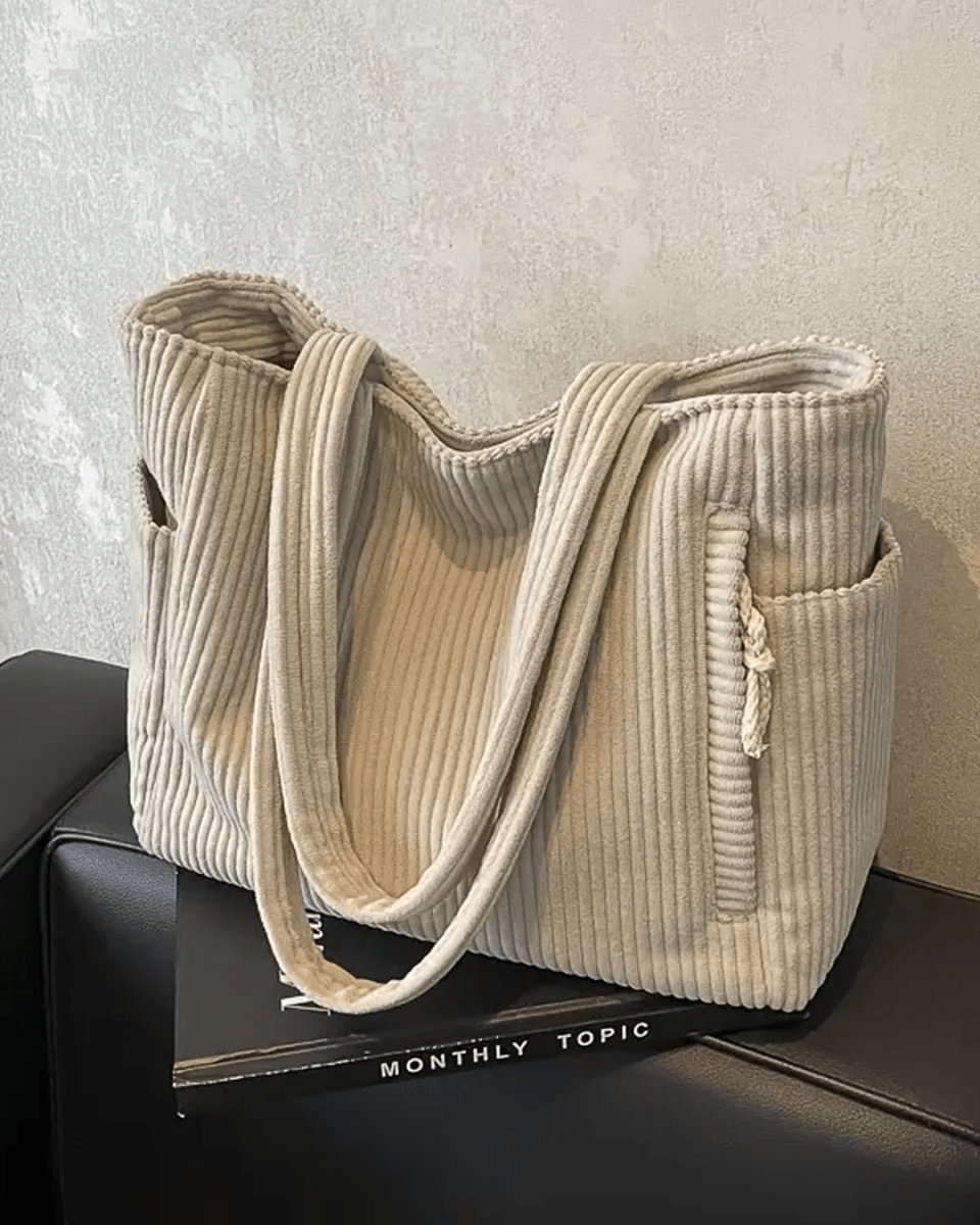 Tilda – Sac fourre-tout à rayures avec détail en cordon