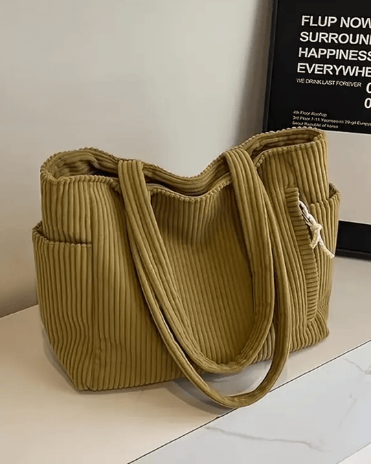 Tilda – Sac fourre-tout à rayures avec détail en cordon