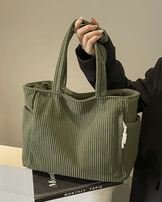 Tilda – Sac fourre-tout à rayures avec détail en cordon