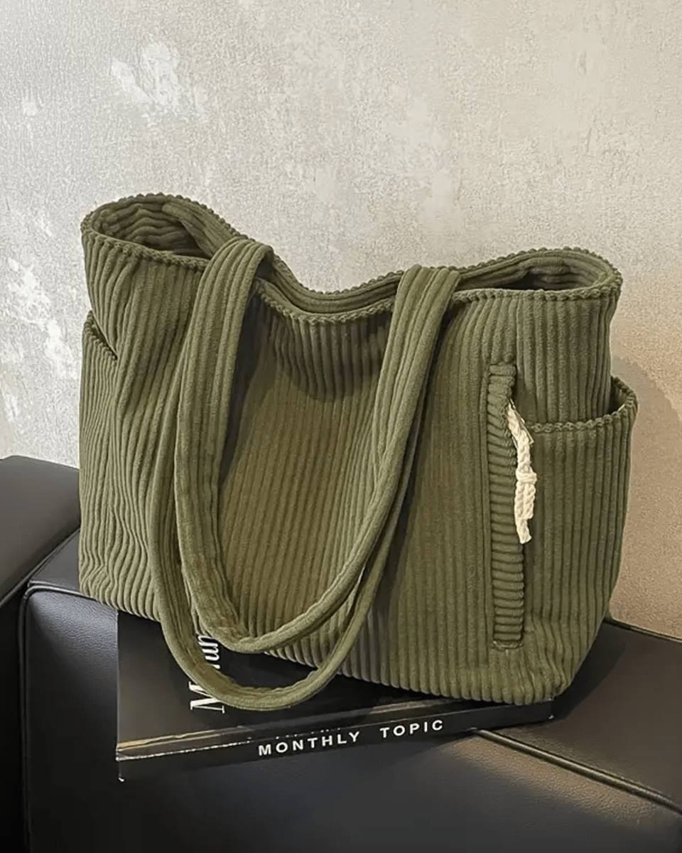 Tilda – Sac fourre-tout à rayures avec détail en cordon