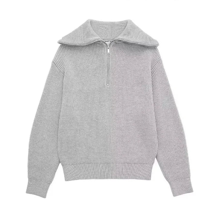 Ulrich | Pull rayé zippé