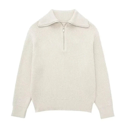 Ulrich | Pull rayé zippé