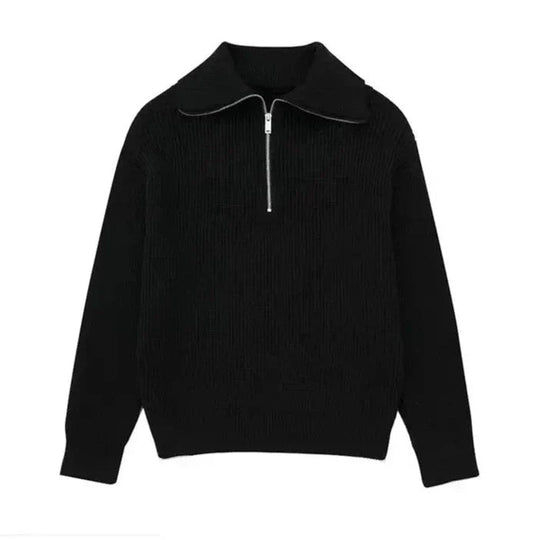 Ulrich | Pull rayé zippé