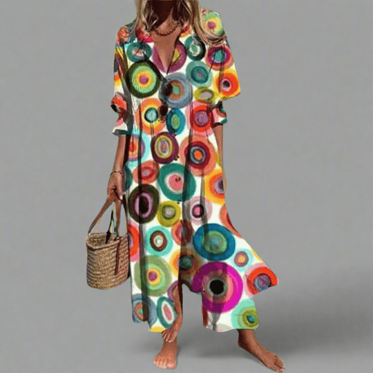Urmina | Robe longue bohème pour des moments d'été stylés 