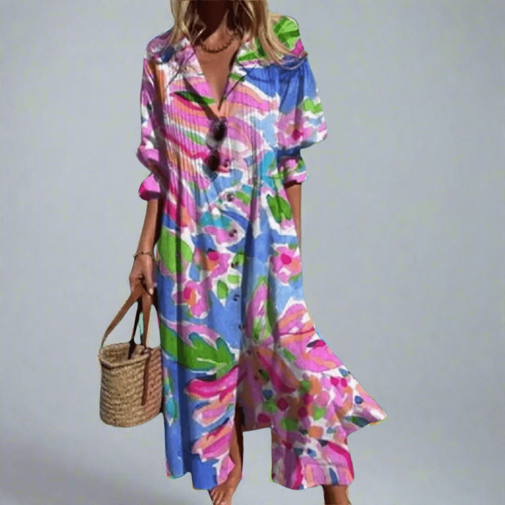 Urmina | Robe longue bohème pour des moments d'été stylés 