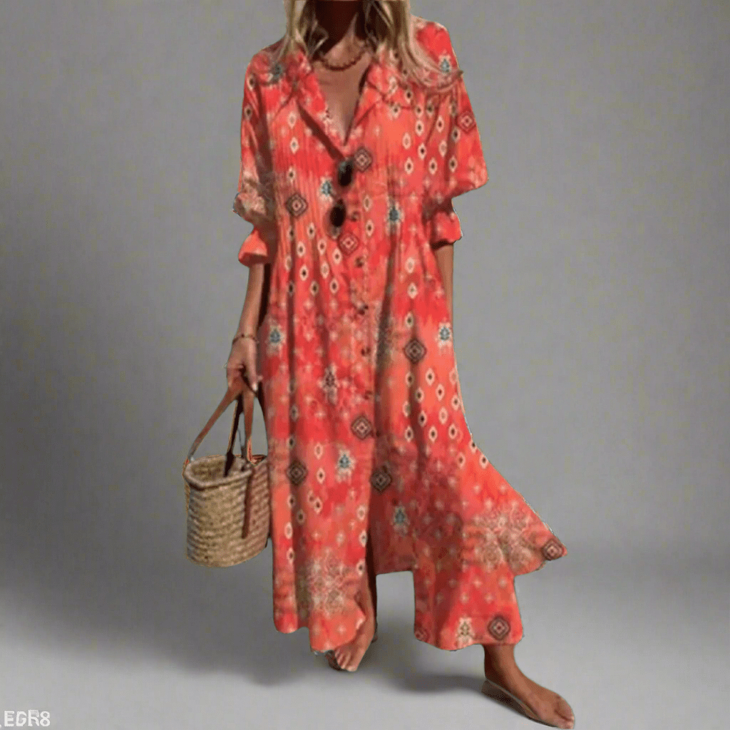 Urmina | Robe longue bohème pour des moments d'été stylés 