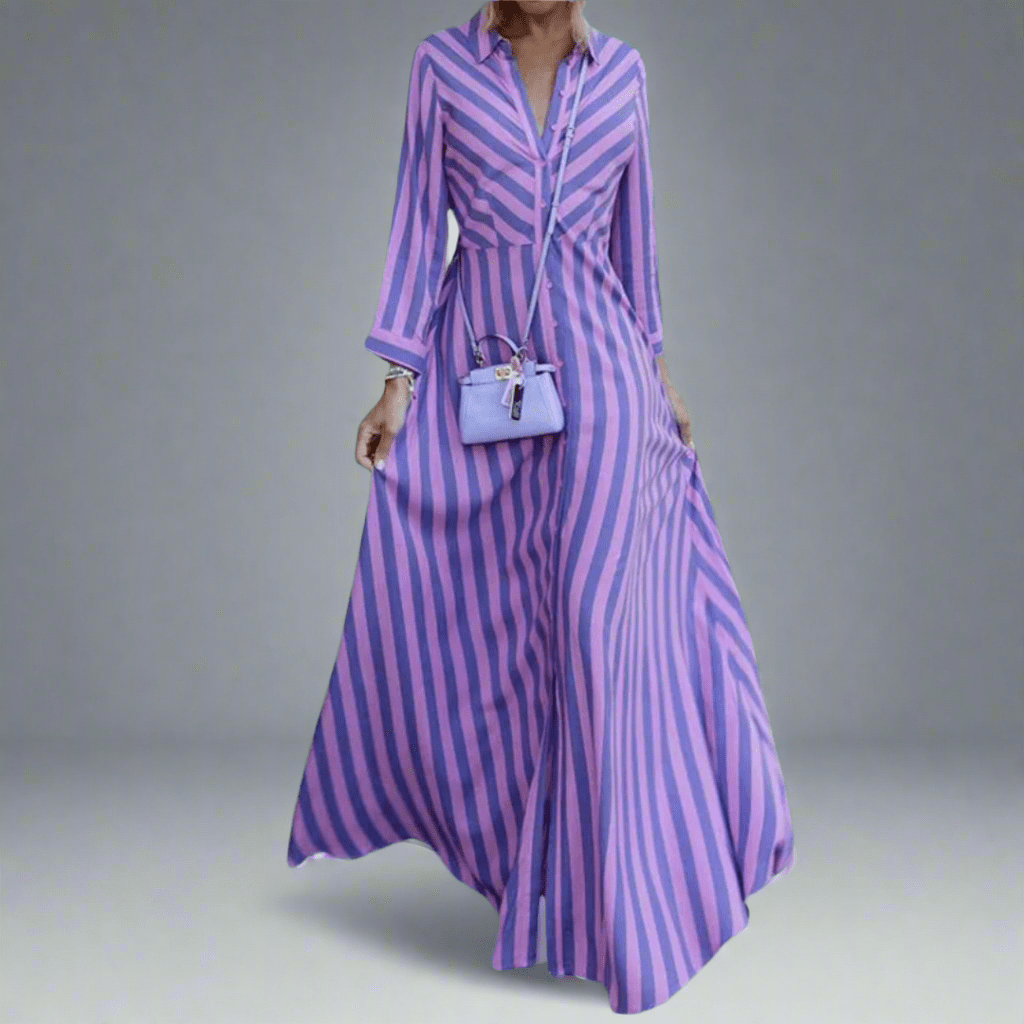 Velhilde | Robe longue aérienne et élégante