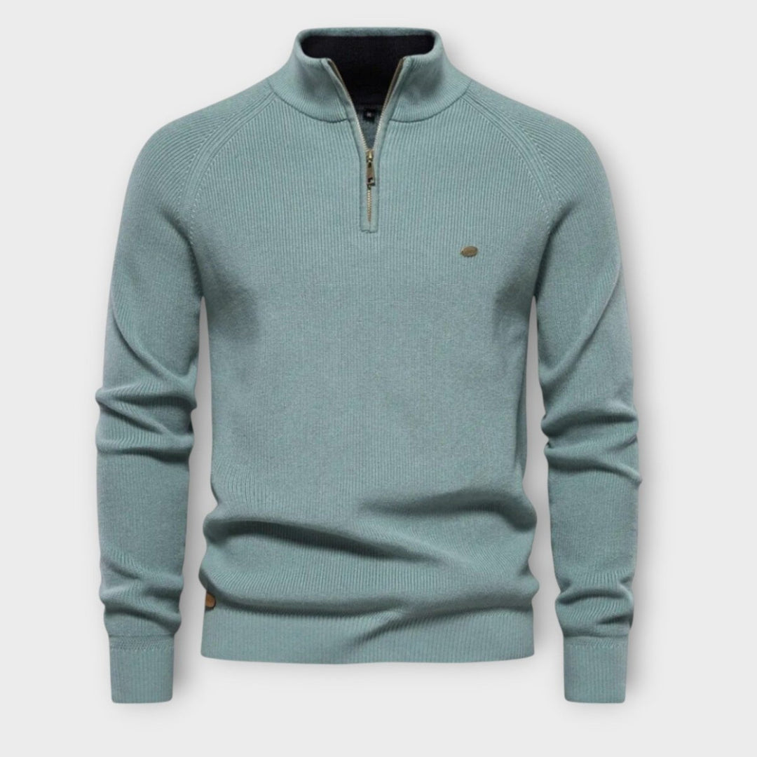 Vittorio - Pull demi-zip