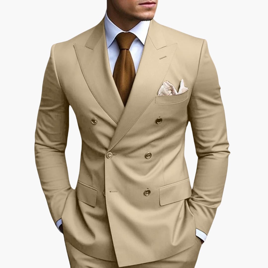 Costume croisé pour homme - Design classique avec style