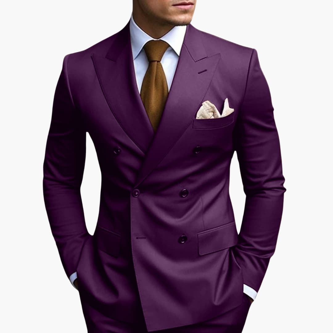 Costume croisé pour homme - Design classique avec style
