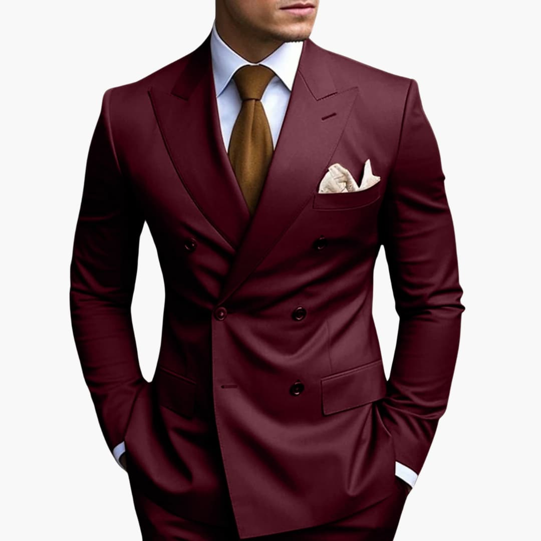 Costume croisé pour homme - Design classique avec style