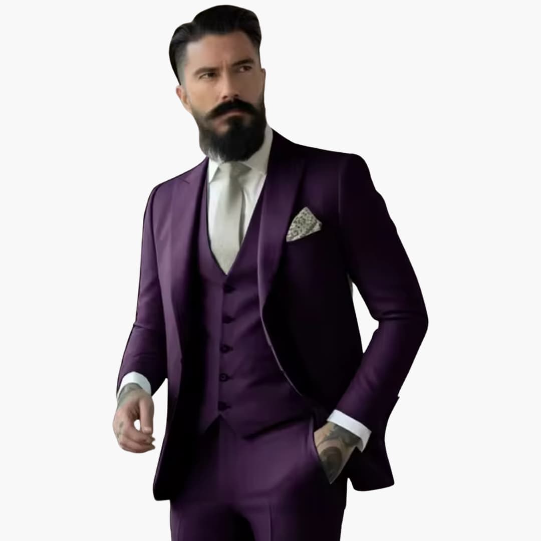 Costume croisé pour homme - Design classique avec style