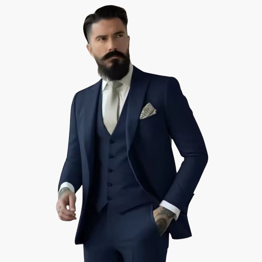 Costume croisé pour homme - Design classique avec style