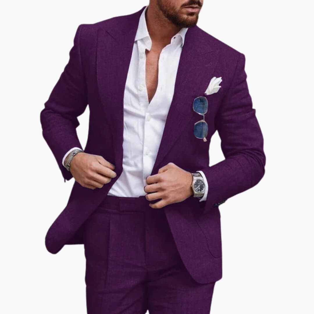 Costume deux pièces pour homme - look business classique