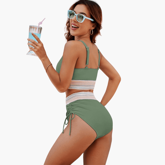 Ensemble bikini deux pièces - maillots de bain femme pour l'été 